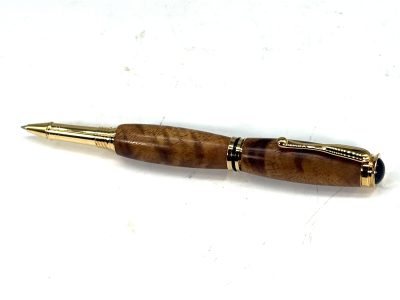 RETRO ROLLERBALL PEN IN CURLY KOA