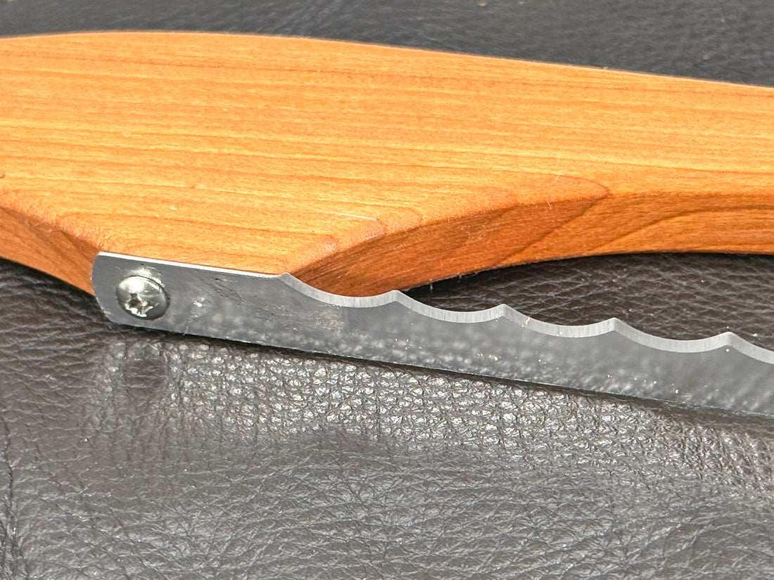 Bread Knife Cherry Wood