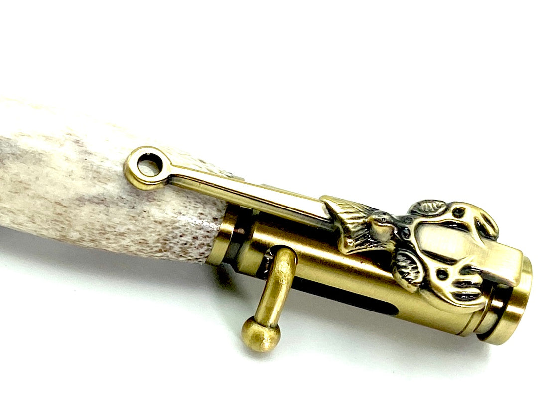 DEER HUNTER BOLT ACTION PEN-DEER ANTLER