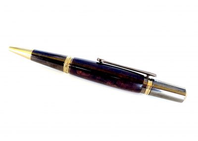 MAJESTIC SQUIRE PEN- HONDURAN ROSEWOOD BURL
