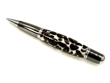 GATSBY PEN – COFFEE BEAN IN WHITE RESIN