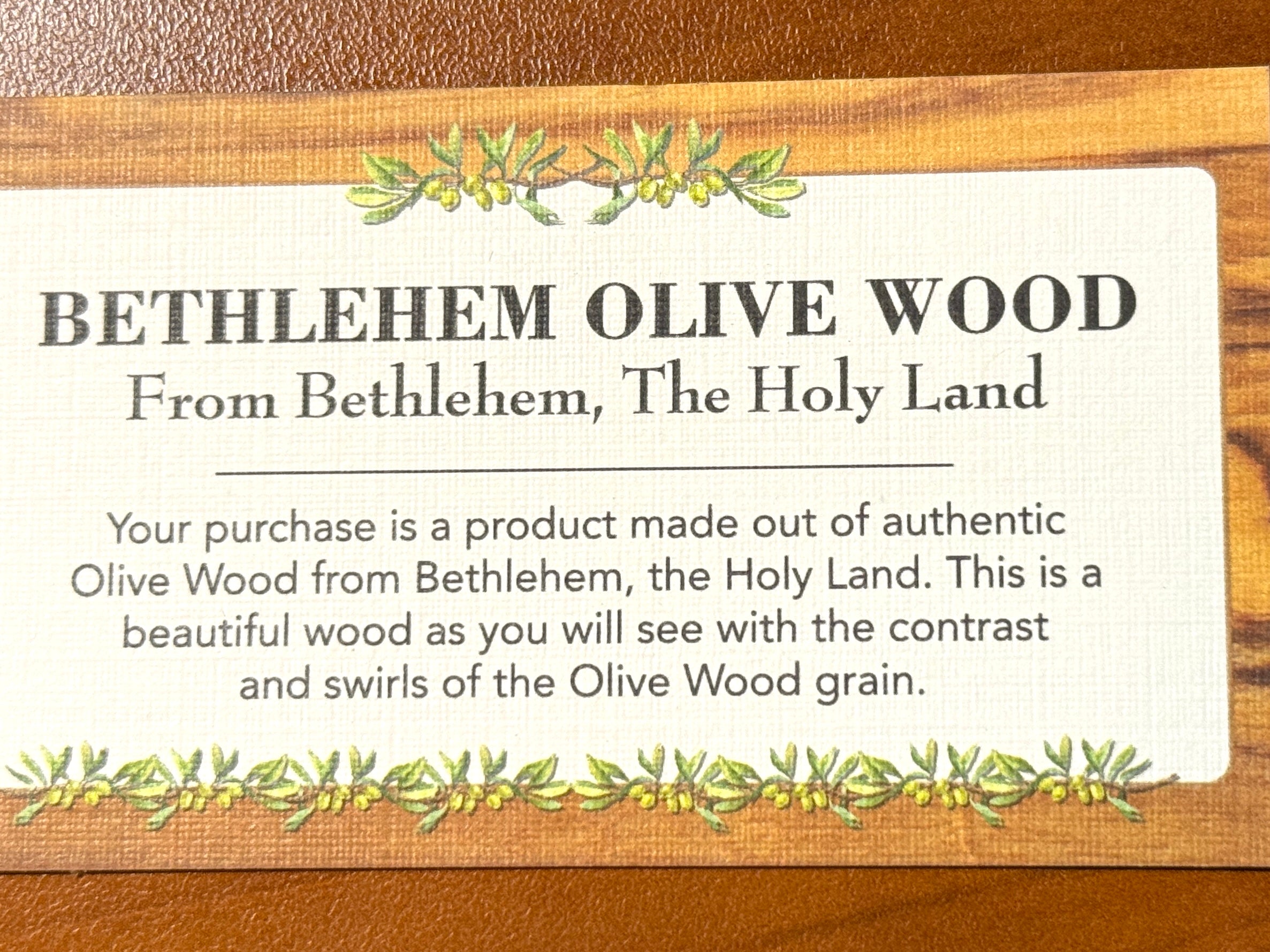 EXECUTIVE PEN – HOLY LAND OLIVE WOOD