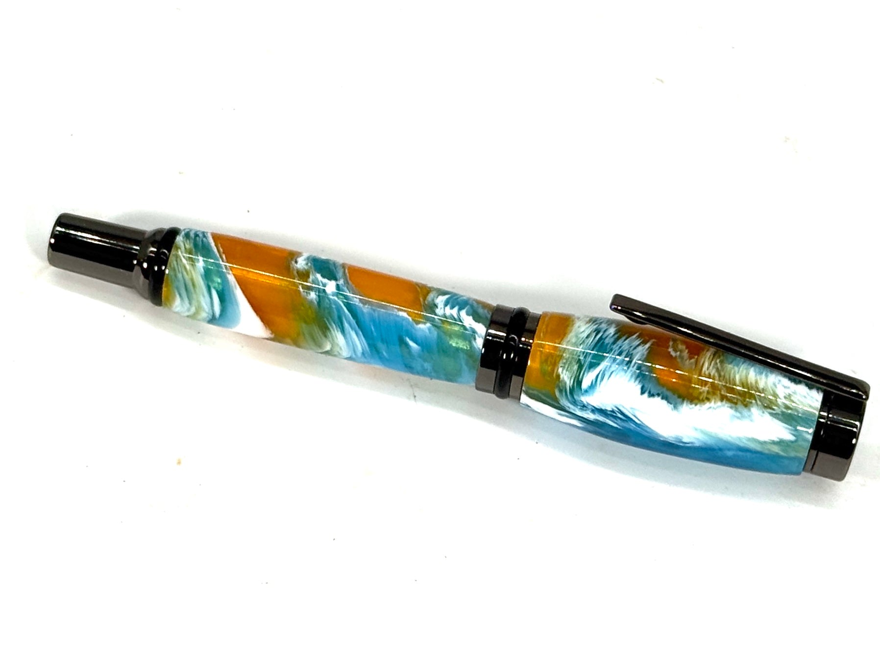CAMERON ROLLER BALL PEN  GUN METAL-POLYMER RESIN