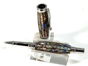 RETRO ROLLERBALL PEN - CALIFORNIA ABALONE SHELL