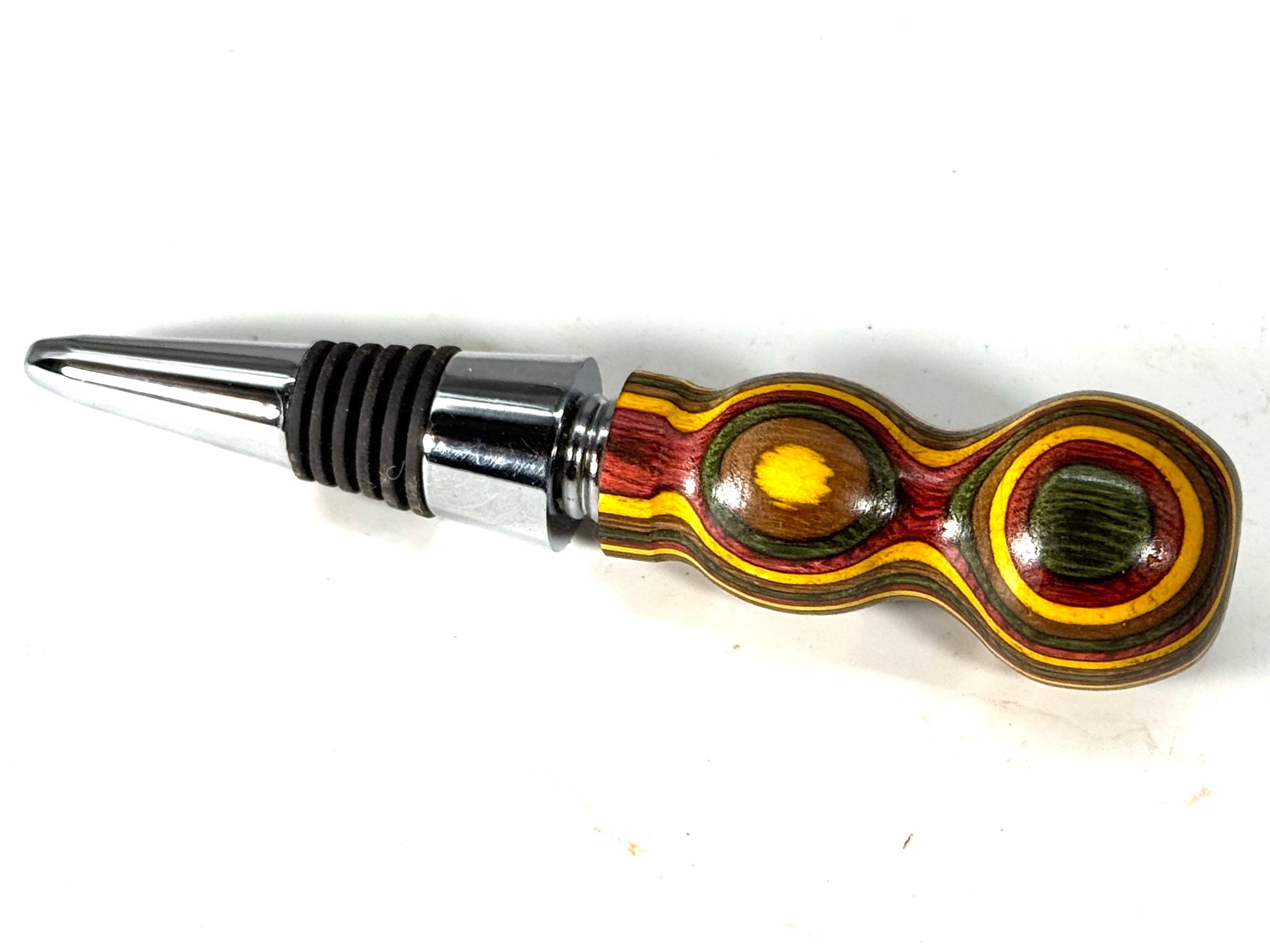 BOTTLE STOPPER/CORK SCREW-BIRCH SPECTRAPLY