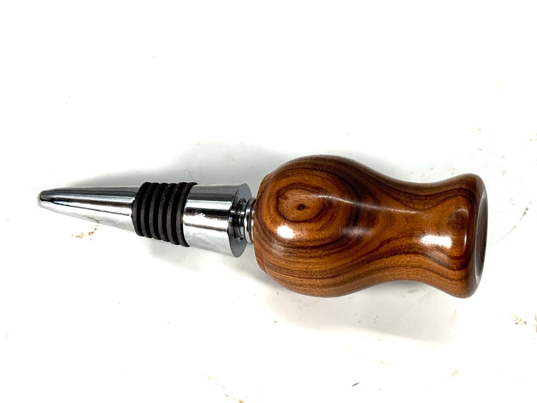 BOTTLE STOPPER/CORK SCREW-COCOBOLO