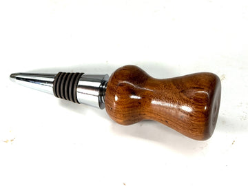 BOTTLE STOPPER/CORK SCREW-Bolivian Rosewood 2