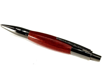 VESPER CLICK PEN GUN METAL FINISH-BLOODWOOD