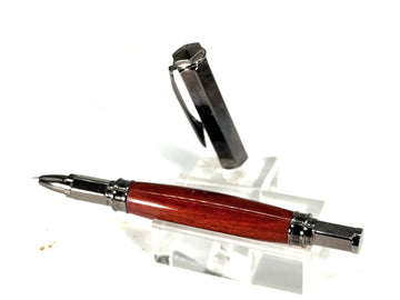 VERTEX ROLLERBALL PEN WITH MAGNETIC CAP -BLOODWOOD