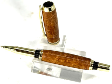 JR. GENTLEMAN’S ROLLER BALL PEN- BROWN MALLEE BURL