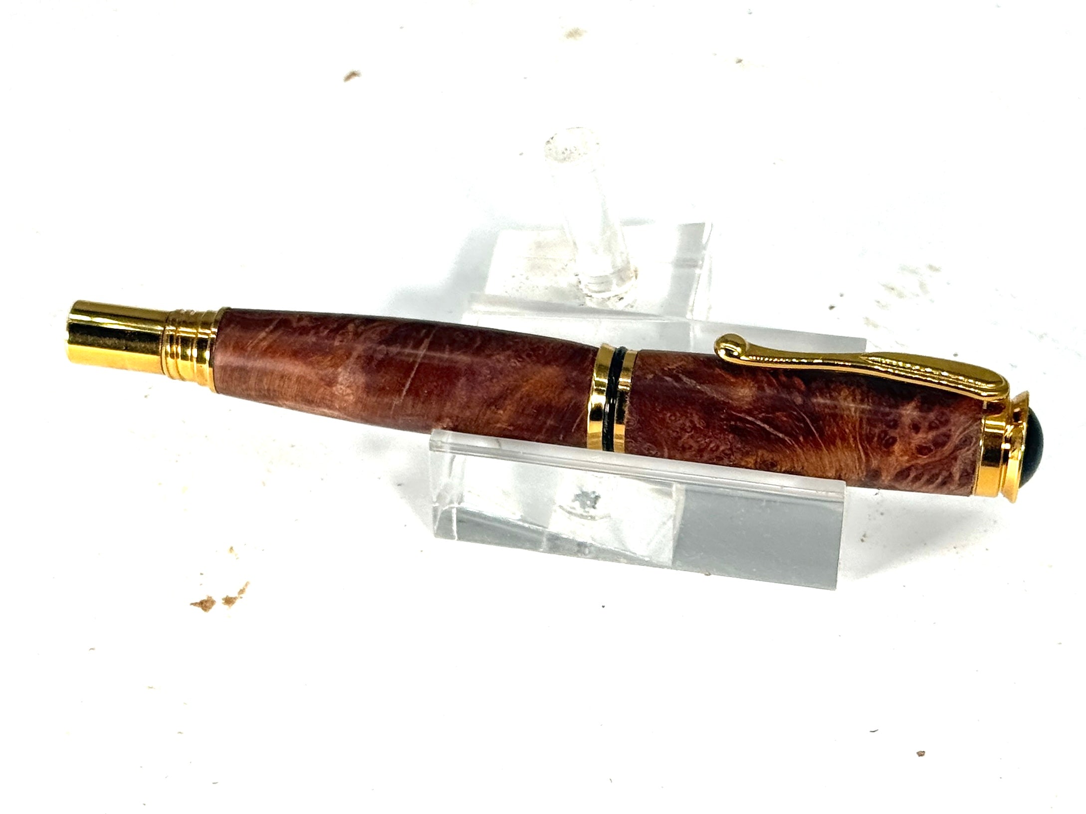 RETRO ROLLERBALL PEN - CALIFORNIA REDWOOD BURL