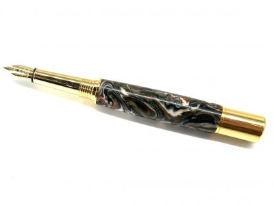 ATRAX FOUNTAIN PEN- WITH RAINBOW POLYESTER RESIN - Image 3