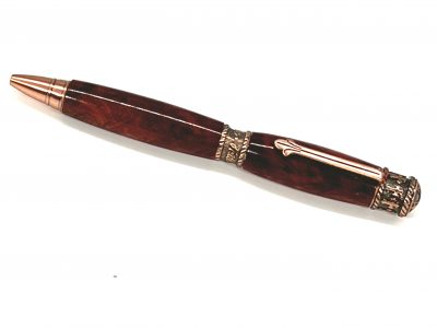 FAITH, HOPE AND LOVE PEN-RED MALLEE BURL