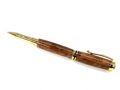 RETRO ROLLERBALL PEN- REDWOOD BURL - Image 2