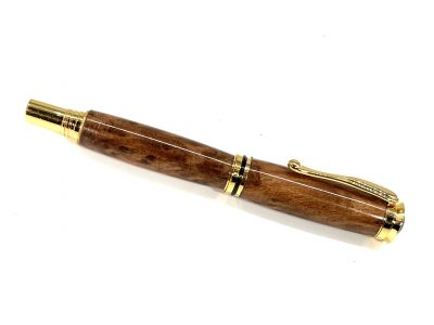RETRO ROLLERBALL PEN- REDWOOD BURL - Image 3