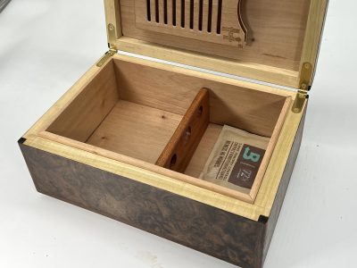 Walnut Burl Humidor - Image 3
